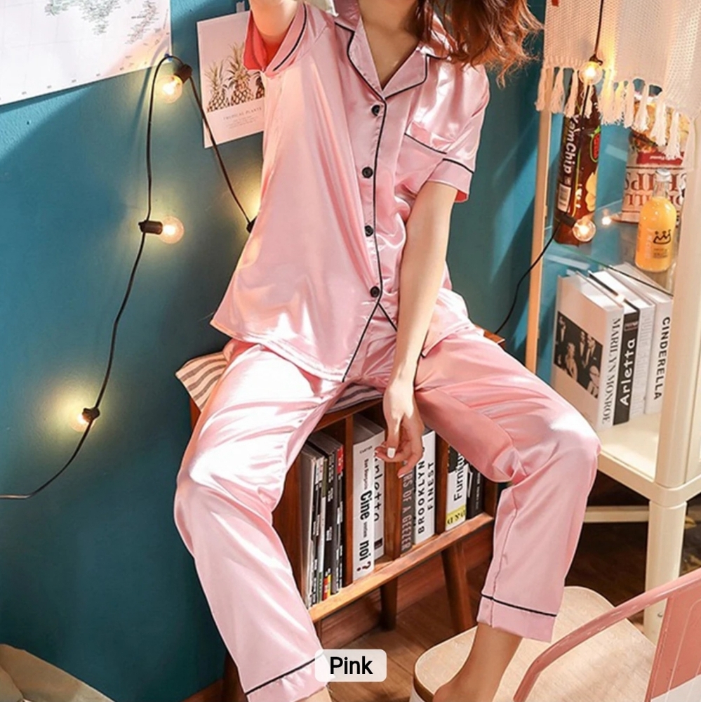 Women's Pajama Set in Pink